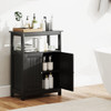 Bathroom Floor Cabinet Freestanding Storage Organizer with Open Compartment-White