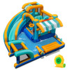 Inflatable Water Slide Bounce House Kids Jump Castle with 680W Blower