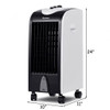 3-in-1 Portable Evaporative Air Cooler with Filter Knob for Indoor