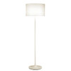 Modern Floor Lamp with White Paper Drum Shade