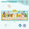 Kids Musical Mat Indoor Outdoor Animal Farm Piano