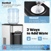 Ice Maker with Built-in Water Cooler Dispenser and 3 Temperature Settings