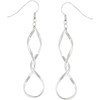 Silver Twist Earrings