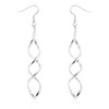 Silver Twist Earrings