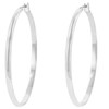 Classic Hoop (Rhodium Plated)