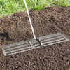 Lawn Leveling Rake 46 x 10 Inch Heavy Duty Lawn Level Tool for Soil-Black