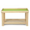 Solid Multifunctional Wood Kids Activity Play Table-Dark Brown