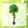 44 Inch Artificial Crabapple Tree with Adjustable Branches for Decor
