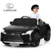 Kids Ride Lexus LC500 Licensed Remote Control Electric Vehicle-White