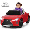Kids Ride Lexus LC500 Licensed Remote Control Electric Vehicle-White
