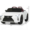 Kids Ride Lexus LC500 Licensed Remote Control Electric Vehicle-White