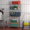 36 x 12 Inch Kitchen Stainless Steel Overshelf with Adjustable Lower Shelf
