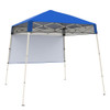 7 x 7 FT Pop-Up Canopy Tent with 1 Push Center Lock for Sports Picnic Camping-Blue