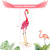 2-Piece Flamingo Garden Statue Set