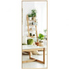 59 Inch Full Length Mirror Large Rectangle Bedroom Mirror-Golden