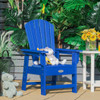 Patio Kids' Adirondack Chair with Ergonomic Backrest-Green