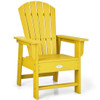 Patio Kids' Adirondack Chair with Ergonomic Backrest-Green