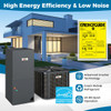 2 to 3 Ton 18.6-20 SEER2 Ultra-Low Temperature Heat Pump System (Operates down to -4F)