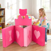 14 Piece Kids Play Couch Modular Foam Climbing Blocks for Kids 3+ Years Old-Pink