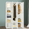 Foldable Armoire Wardrobe Closet with 10 Cubes