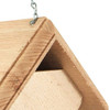 Hand Crafted Pine Wood Hanging Bird House for Carolina Wrens - Made in USA