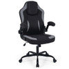 Ergonomic Computer Office Chair with 90 Flip-up Armrests-Gray