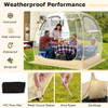 Instant Pop up Sports Tent with Carrying Bag and Floor Mat for 1-2/5-6 People-M