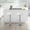 1 PC Round Bar Stool Adjustable Swivel Pub Chair-Black