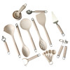 Gibson Home Burchette 20 Piece Nylon Kitchen Gadget & Tool Set in Taupe
