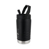 Brentwood GeoJug 40 Ounce Stainless Steel Insulated Water Bottle in Black with Sports Lid