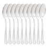 Gibson Home Hillside Daisies 10 Piece Stainless Steel Dinner Spoon Set