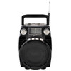 Supersonic Bluetooth Portable 4 Band Radio in Black