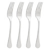 Gibson Home Manchester 4 Piece Stainless Steel Dinner Fork Set