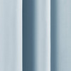 52 x 54 inch Solid Light Blue Thermal Blackout Curtain Panels - Set of 2