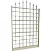 8-Foot Outdoor Garden Trellis in Mocha Brown Vinyl PVC