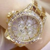 Color: Gold - Fashion Women Watch with Diamond Watch Ladies Top Luxury Brand Ladies Casual Women's 