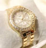 Color: Gold - Fashion Women Watch with Diamond Watch Ladies Top Luxury Brand Ladies Casual Women's 