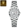 Color: Gold - POEDAGAR Luxury Ladies Dress Watch Luminous Waterproof Week Date Woman Wristwatch Sta