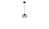 Black Metal Cage Modern Industrial Single Bulb Hanging Pendent Light