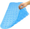 40" Translucent Blue Bubbles Non Slip Bathtub Mat