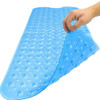 40" Translucent Blue Bubbles Non Slip Bathtub Mat