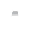 43" White Wooden Wall Mounted Floating Shelf