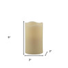 5" Ivory Flameless Pillar Candle