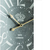Vintage Style Black and White Iron Wall Clock