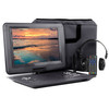 Trexonic 13.3 Inch Portable TV+DVD Player with Color TFT LED Screen and USB/HD/AV Inputs