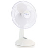 Impress 12 Inch 3 Speed Oscillating Table Fan in White