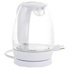 Better Chef 1.7 Liter Glass 360 Degree Cordless LED Electric Kettle in White