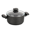 Korkmaz Ornella 2 Piece 3 Liter Aluminum Nonstick Casserole Dish with Lid