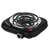 Brentwood 1100w Countertop Single Coiled Electric Burner in Black