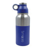 Brentwood GeoJug 18oz Stainless Steel Vacuum Insulated Water Bottle, Blue